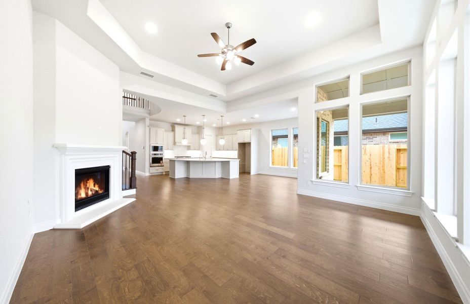 Spacious, unfurnished interior of a new home in The Highlands 55′, Porter (Image 40).