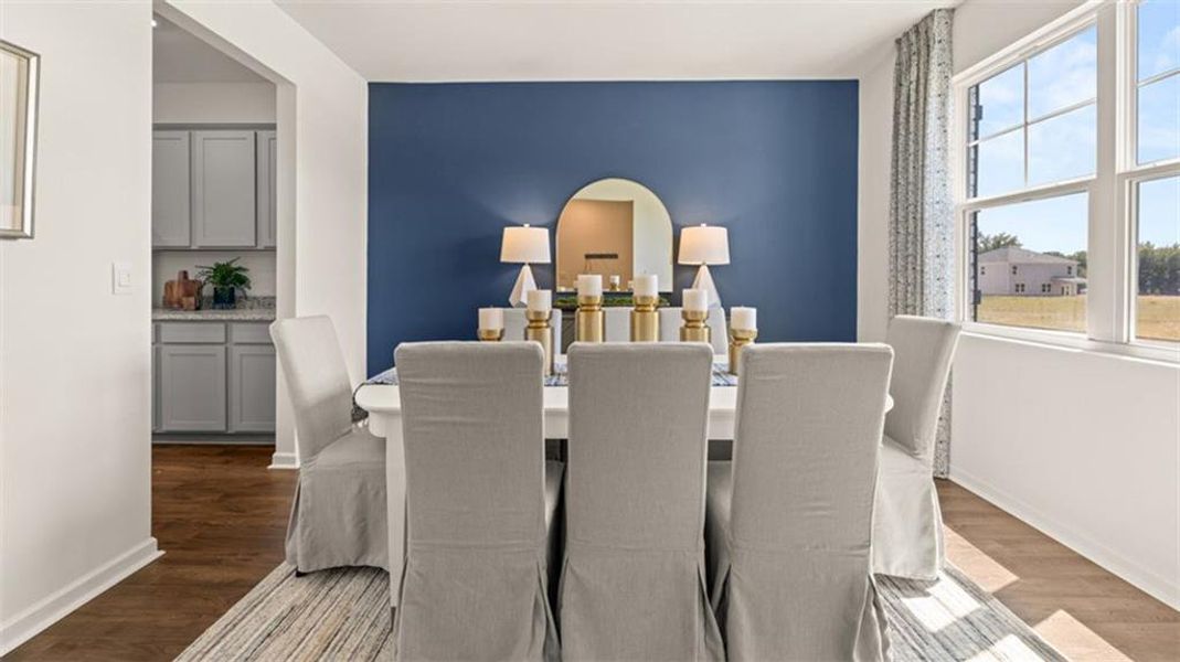 Furnished interior view inside a new home in Bridle Creek, Locust Grove (Image 57).