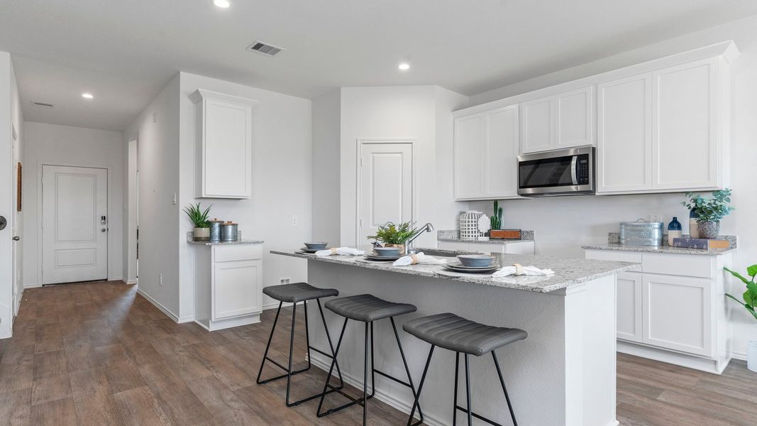 Furnished interior view inside a new home in Tamarron, Fulshear (Image 9).