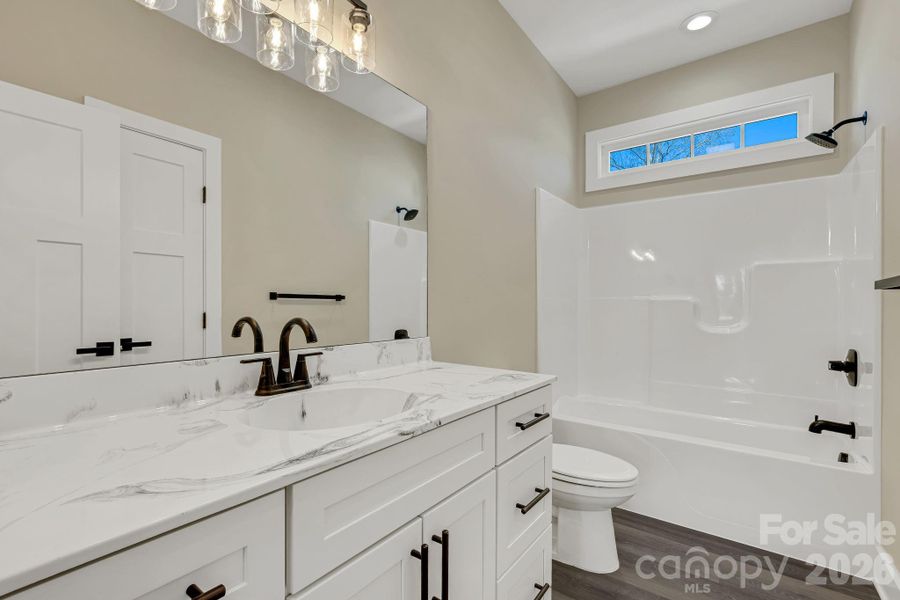 Second full hall bath