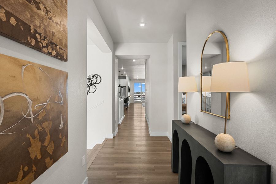 Furnished interior view inside a new home in Trumark Homes at Tanterra, Parker (Image 8).