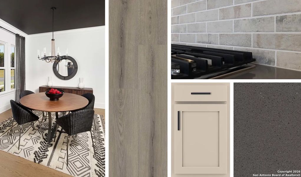 Sample of building materials used in homes in Cordova Trails, Seguin (Image 7).