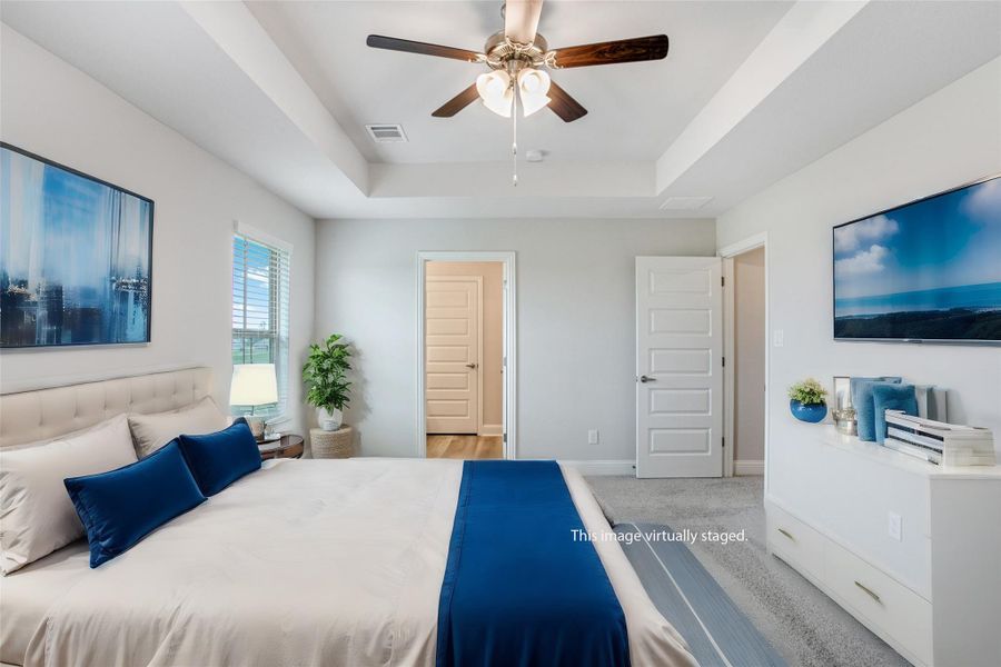 Furnished interior view inside a new home in Bayou Maison, Dickinson (Image 3).