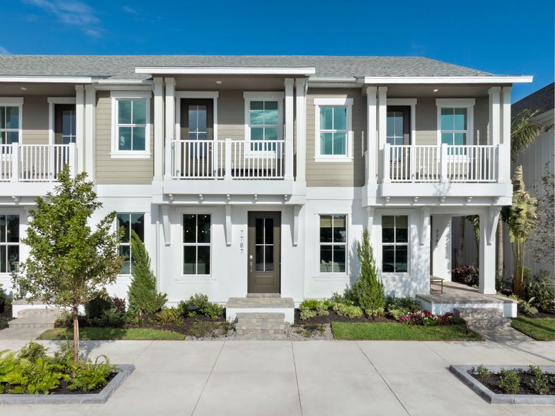 Representative exterior photo of a completed home built from the Townsend by Mattamy Homes in Newfield, Palm City, FL (Image 18). Representative exterior photo of a completed home built from the Townsend by Mattamy Homes in Newfield, Palm City, FL (Image 18).