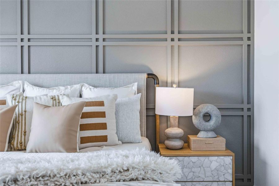 Close-up of interior finishes inside a home in Highland Court, Houston (Image 19).