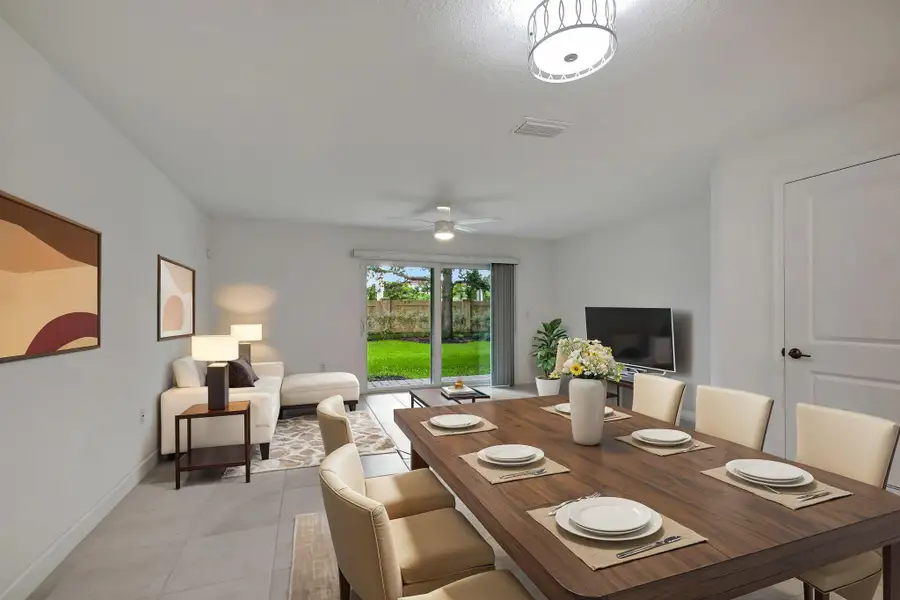 Furnished interior view inside a new home in , Lake Worth (Image 7).