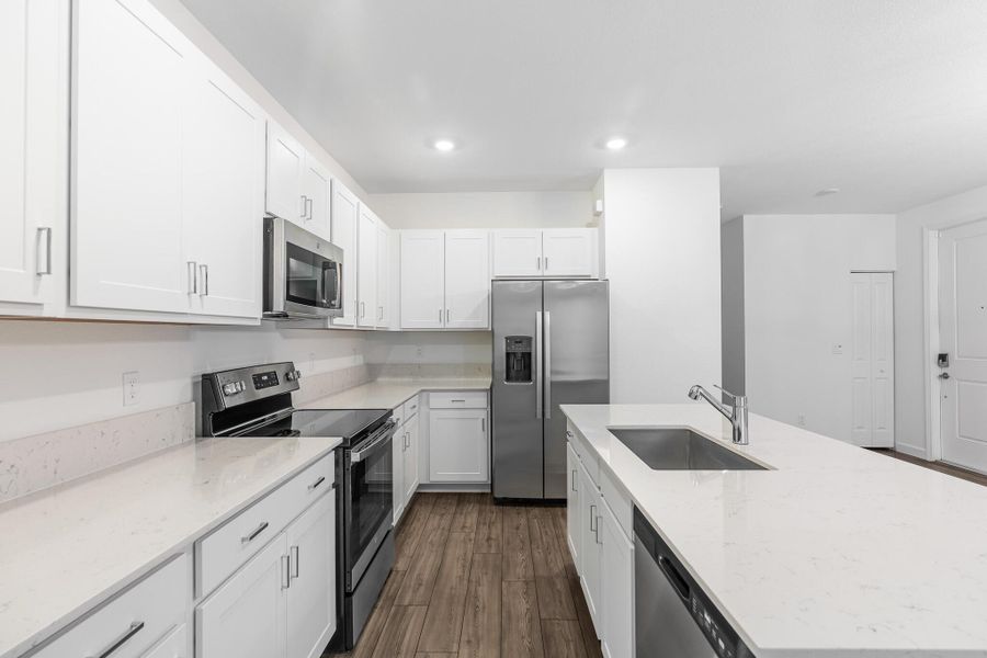 Furnished interior view inside a new home in , Port St. Lucie (Image 6).