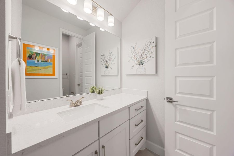 Furnished interior view inside a new home in The Highlands, Porter (Image 41).