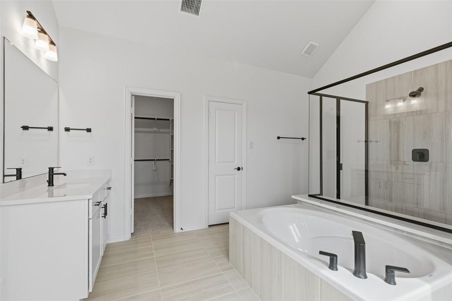 Furnished interior view inside a new home in Aldeana, Bonney (Image 6).