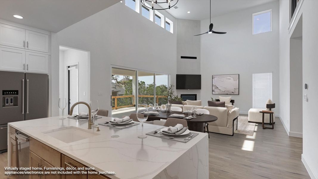 Representative furnished interior of a home built from the 3778S by Perry Homes in Terraces, Rockwall (Image 4).
