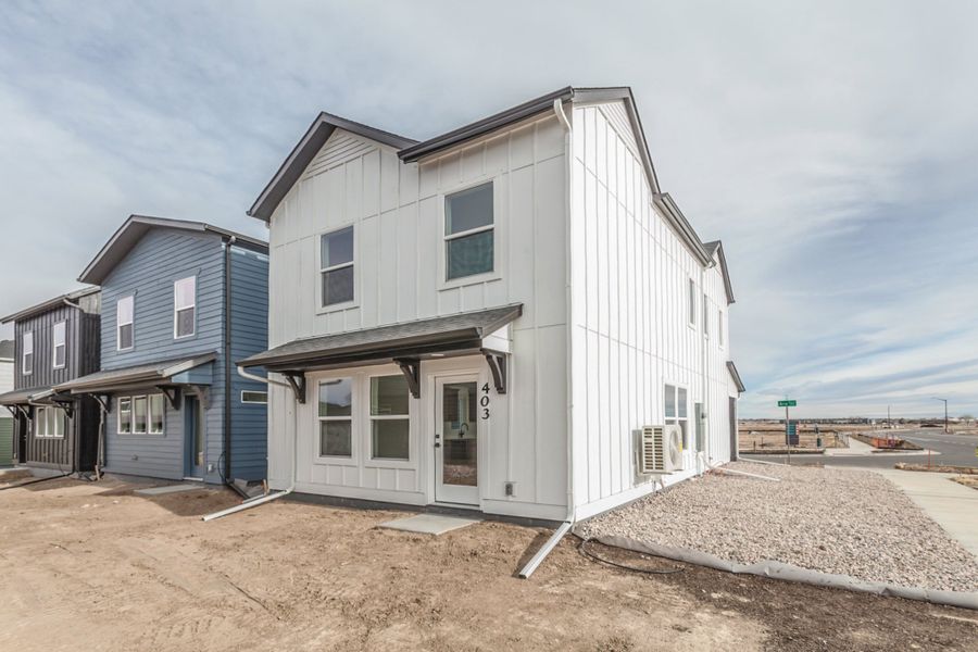 Representative exterior details of a home built from the Sage by Hartford Homes in Bloom, Fort Collins (Image 3).