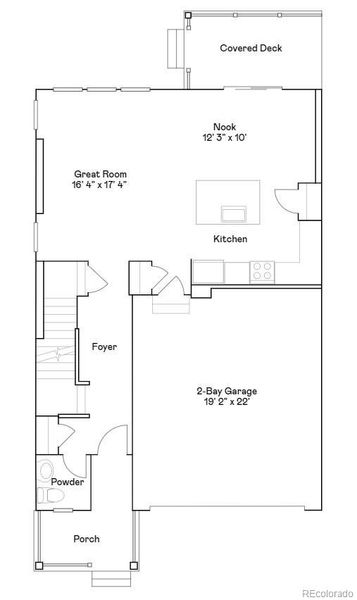 2D floor plan layout of this home in , Thornton, CO (Image 3).