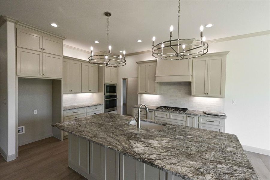 Furnished interior view inside a new home in , Abilene (Image 9).