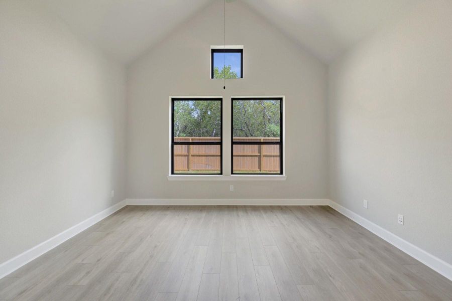 Spacious, unfurnished interior of a new home in Sienna - Grove Collection, Missouri City (Image 26). Spacious, unfurnished interior of a new home in Sienna - Grove Collection, Missouri City (Image 26).