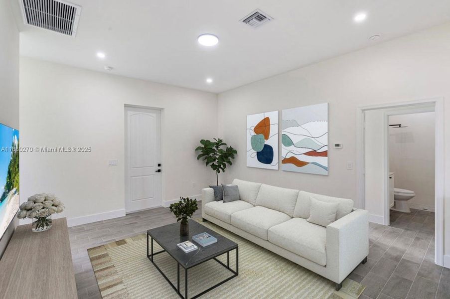 Furnished interior view inside a new home in , Lehigh Acres (Image 10). Furnished interior view inside a new home in , Lehigh Acres (Image 10).