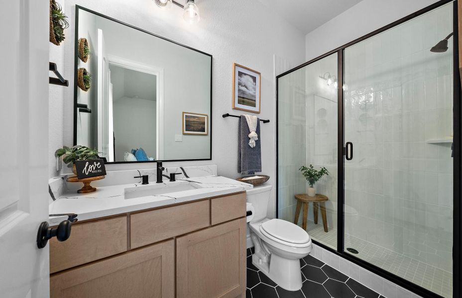 Furnished interior view inside a new home in The Highlands 55′, Porter (Image 18). Furnished interior view inside a new home in The Highlands 55′, Porter (Image 18).