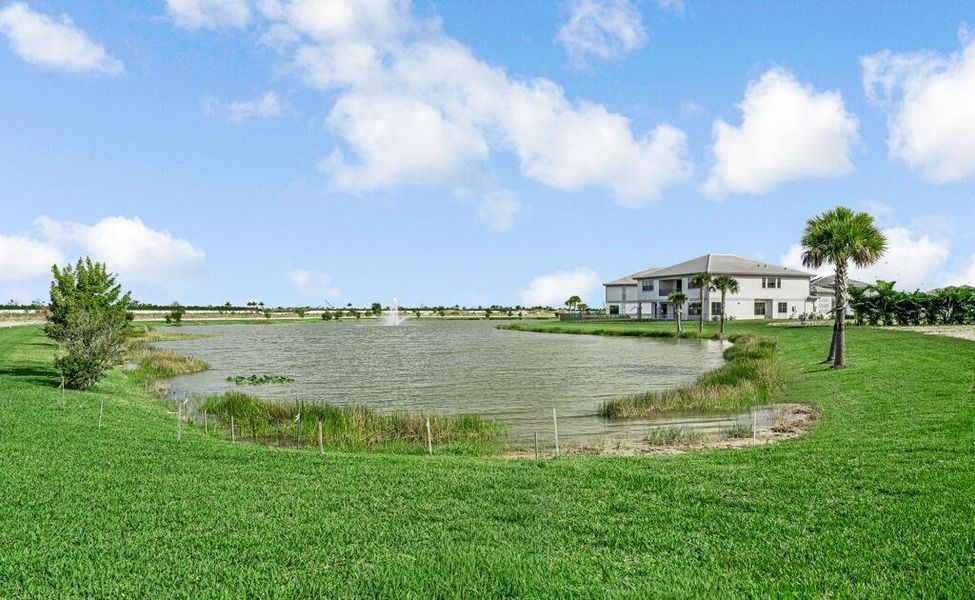 Furnished interior view inside a new home in Apex at Avenir, Palm Beach Gardens (Image 10). Furnished interior view inside a new home in Apex at Avenir, Palm Beach Gardens (Image 10).