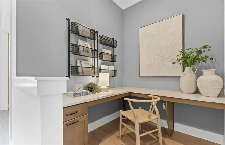 Furnished interior view inside a new home in Creekside at Skelton, Hoschton (Image 16).