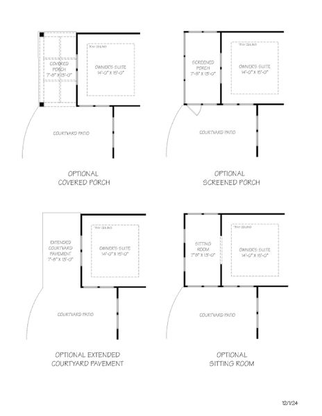 2D floor plan layout of this home in The Courtyards at Stewarts Creek, Smyrna, TN (Image 22).