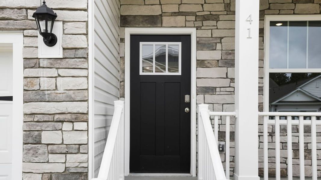 Exterior details and patio area of a home in Spring Ridge, Anderson (Image 3).