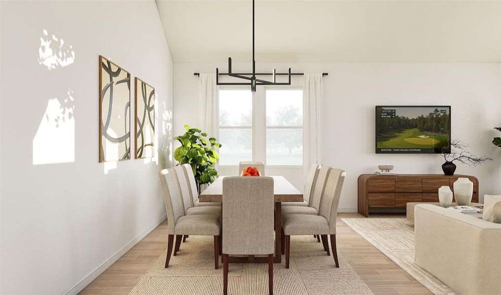 Charming dining area (*Artist rendering used for illustration purposes only.)