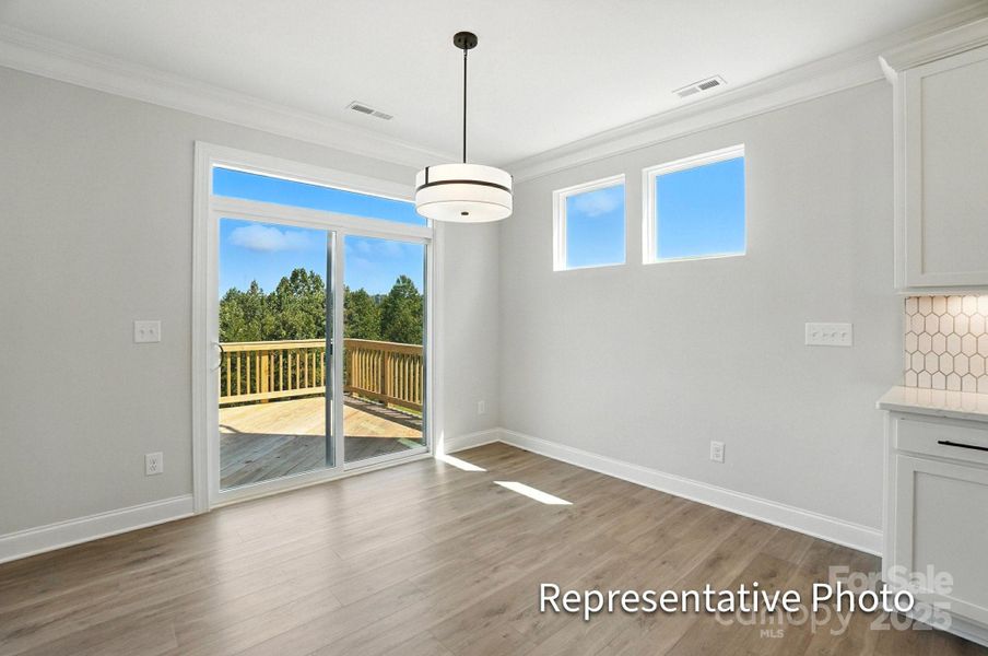 Spacious, unfurnished interior of a new home in The Meadows at Laurelbrook, Sherrills Ford (Image 23).