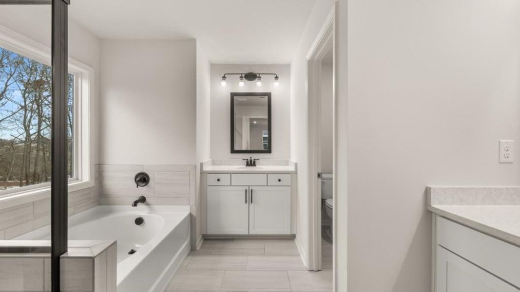 Furnished interior view inside a new home in Haven Abbey, Cumming (Image 8).