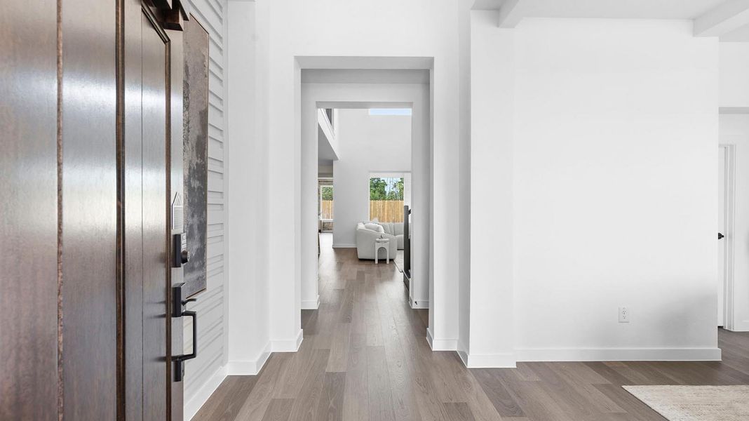 Representative unfurnished interior of a home built from the Chloe by D.R. Horton in Alexander 55' Homesites, Pearland (Image 19). Representative unfurnished interior of a home built from the Chloe by D.R. Horton in Alexander 55' Homesites, Pearland (Image 19).