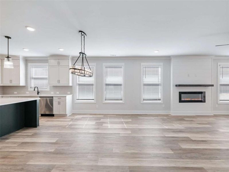 Furnished interior view inside a new home in , Buford (Image 8). Furnished interior view inside a new home in , Buford (Image 8).