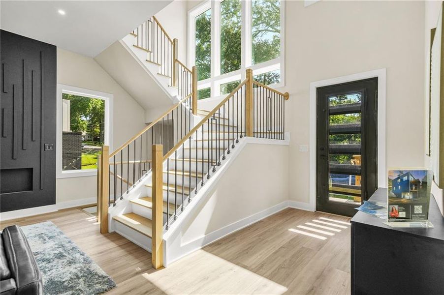 Furnished interior view inside a new home in , Atlanta (Image 30). Furnished interior view inside a new home in , Atlanta (Image 30).