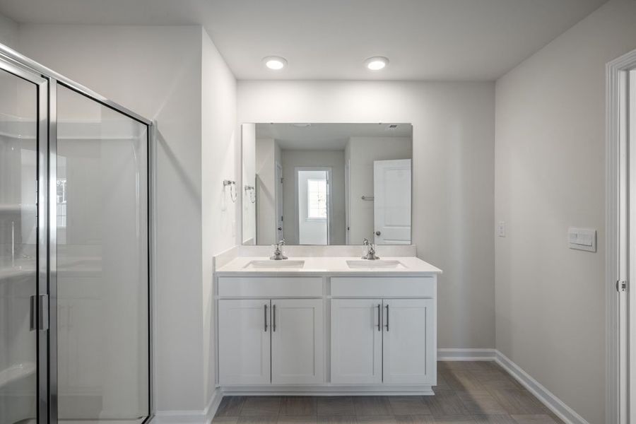 Representative unfurnished interior of a home built from the COLUMBIA by D.R. Horton in Gretchen Pines, West End (Image 24).