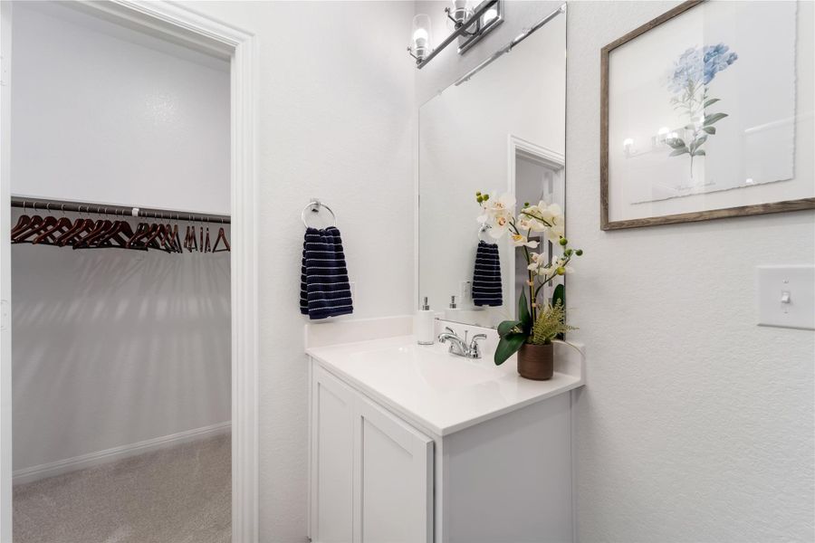 Furnished interior view inside a new home in Sweetgrass Village, Crosby (Image 19).