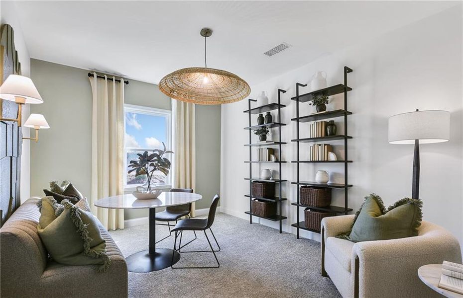 Furnished interior view inside a new home in Haverhill Estates, Dacula (Image 6).