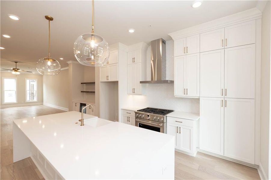 Furnished interior view inside a new home in Townes 333, Peachtree Corners (Image 3).