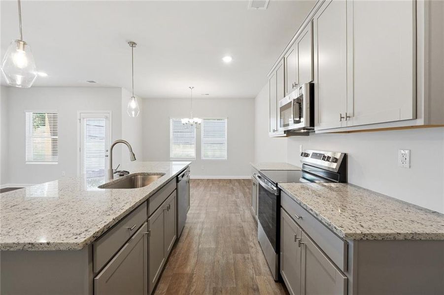 Furnished interior view inside a new home in Concord Oaks, Powder Springs (Image 5).