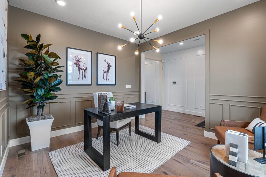 Representative furnished interior of a home built from the Vail by Taylor Morrison in Trailstone, Arvada (Image 10).