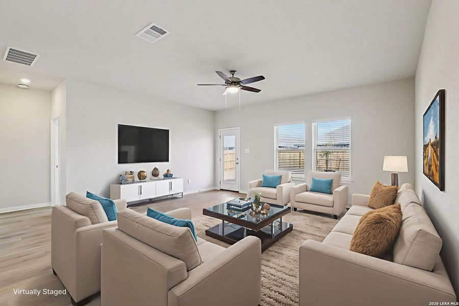 Furnished interior view inside a new home in Catalina, Converse (Image 7).