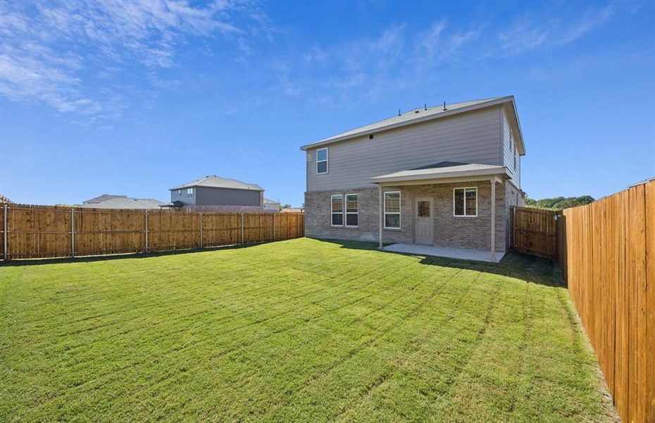 Ginormous fenced in backyard!
