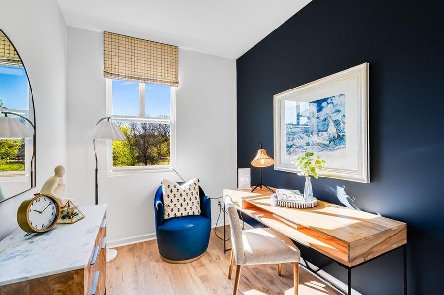 Furnished interior view inside a new home in Windance Lake, Loganville (Image 17).
