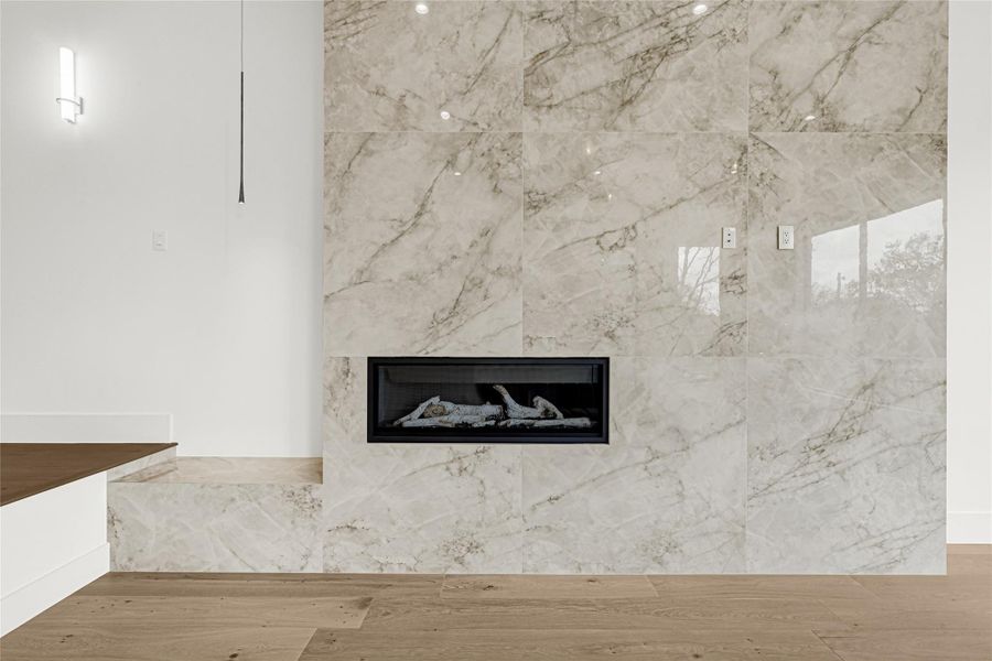 Close-up of interior finishes inside a home in , Houston (Image 18).