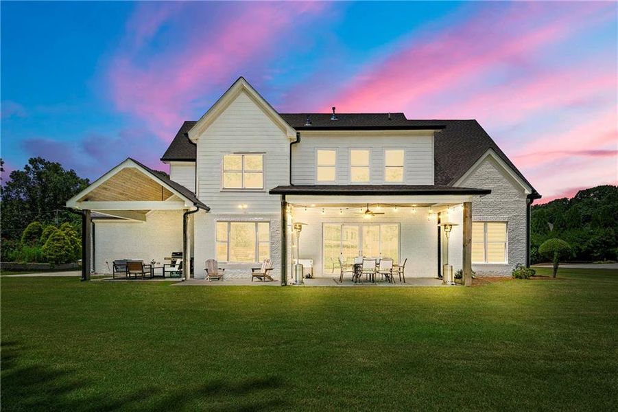 Front exterior of a new home in , Dacula, GA, highlighting curb appeal (Image 25).