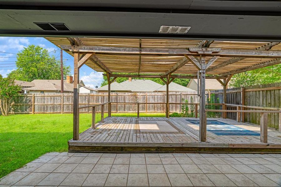 Exterior details and patio area of a home in , Paris (Image 3). Exterior details and patio area of a home in , Paris (Image 3).