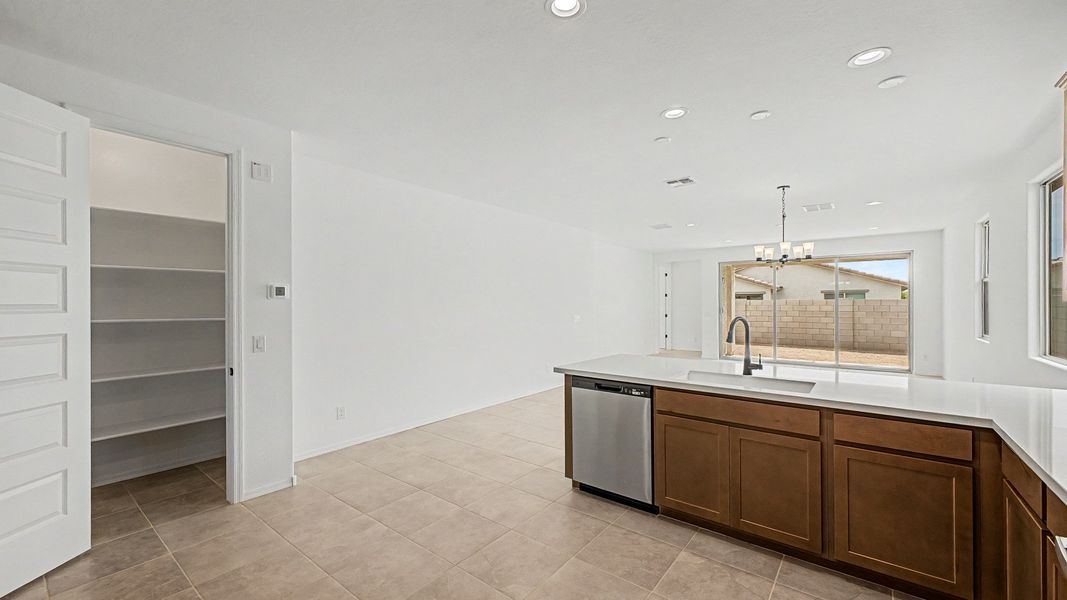 Representative furnished interior of a home built from the Larkspur by DRB Homes in Saguaro Hills at Vistancia, Peoria (Image 6).