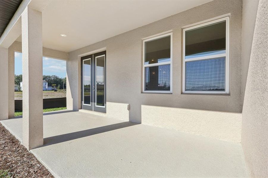 Exterior details and patio area of a home in Tyson Reserve, St. Cloud (Image 22). Exterior details and patio area of a home in Tyson Reserve, St. Cloud (Image 22).