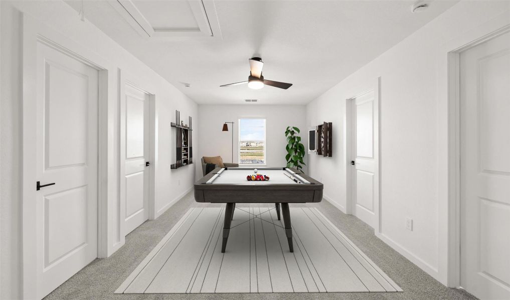 Versatile loft upstairs (*Photo not of actual home and used for illustration purposes only.)