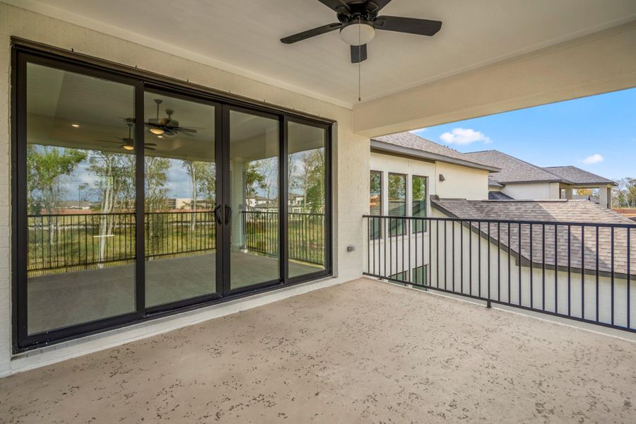 Exterior details and patio area of a home in Sienna 70' Lots, Missouri City (Image 4). Exterior details and patio area of a home in Sienna 70' Lots, Missouri City (Image 4).