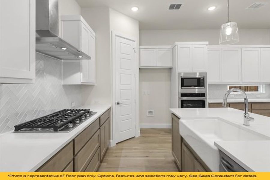 Representative furnished interior of a home built from the The Catalina by Stonefield Homes in The Highlands, Rockwall (Image 58).