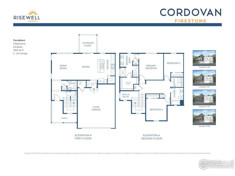 2D floor plan layout of this home in Cordovan, Longmont, CO (Image 4). 2D floor plan layout of this home in Cordovan, Longmont, CO (Image 4).
