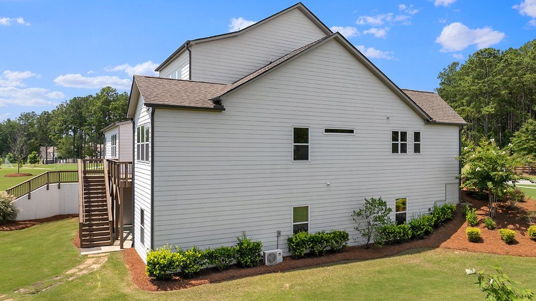 Front exterior of a new home in Genesee, Newnan, GA, highlighting curb appeal (Image 28).