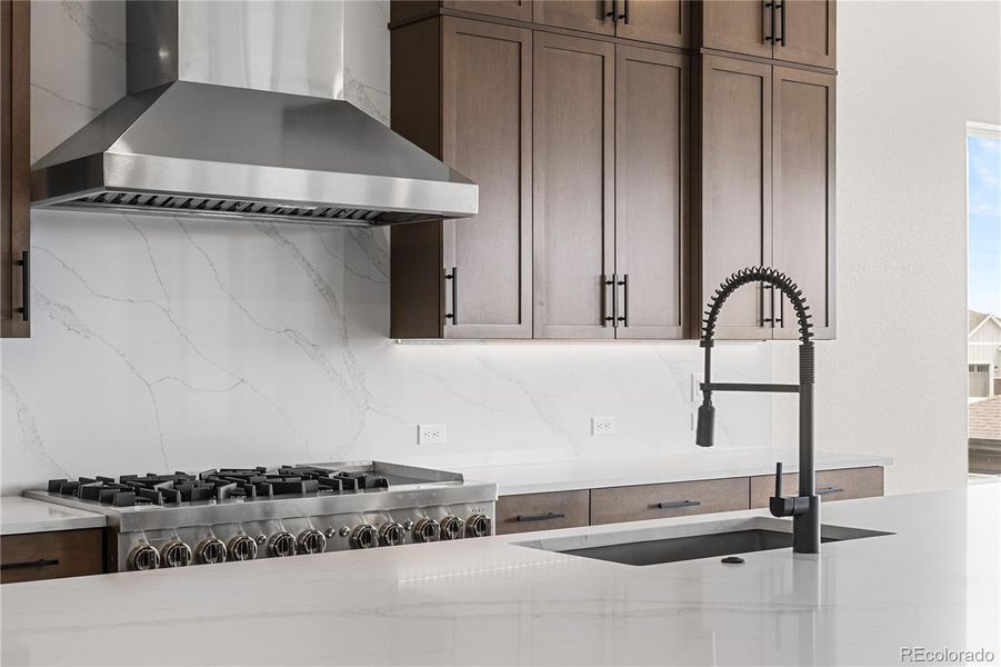 Furnished interior view inside a new home in Retreat at The Canyons, Castle Pines (Image 18).